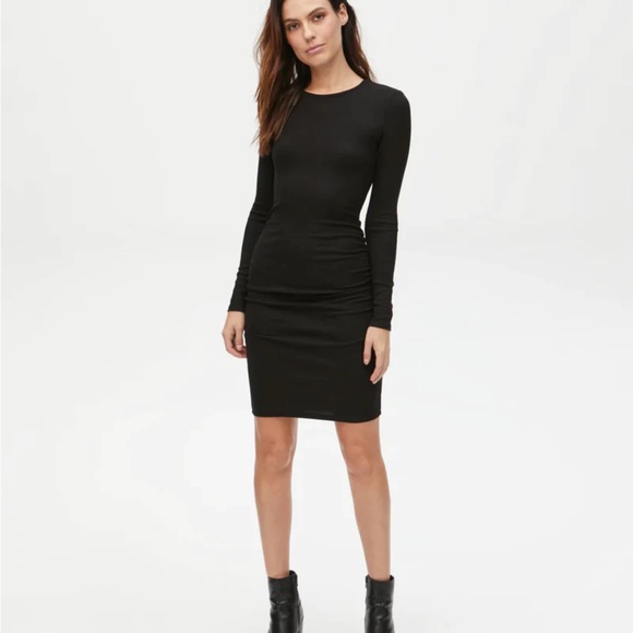 MICHAEL STARS NWOT JORDAN RIBBED MINI DRESS - Picture 6 of 9